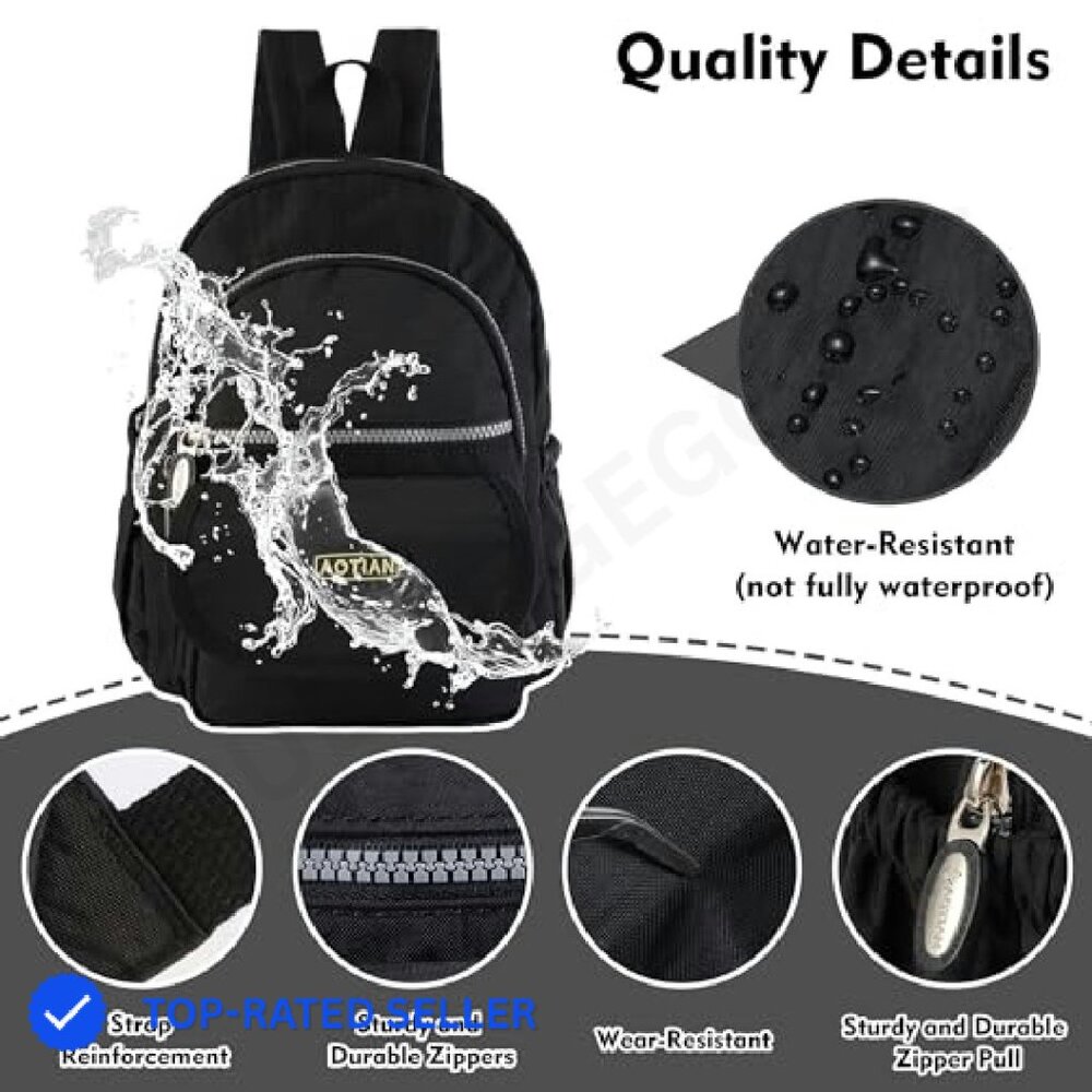 Mini Nylon Daypack Backpack Lightweight Casual Ch… - image 6